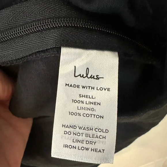 NWOT LULUS Caught in Cannes Black Cutout Cropped Tank Top SZ Small - Picture 6 of 6